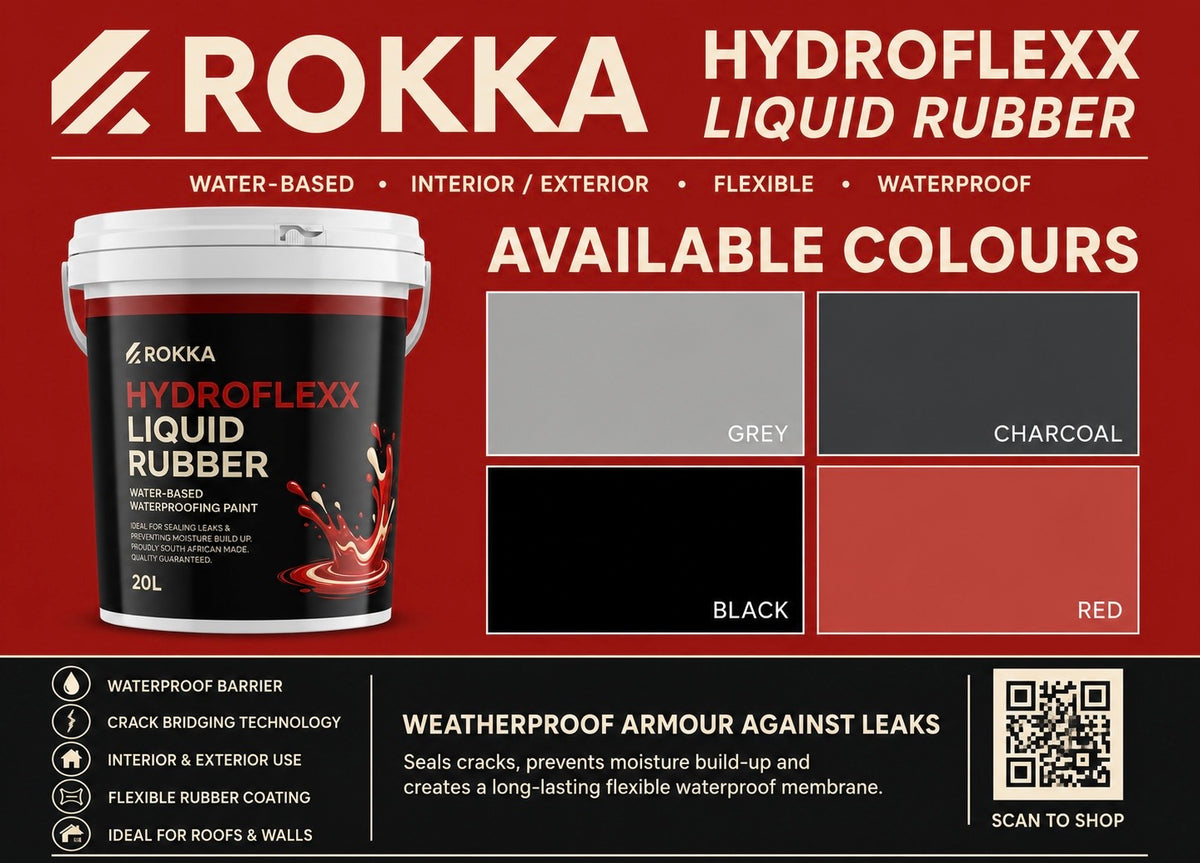Rokka Hydroflexx Waterproofing Liquid Rubber Paint