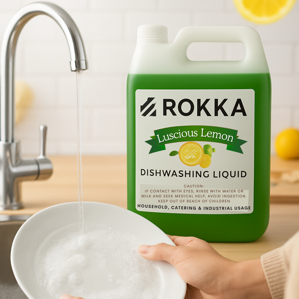 Rokka Luscious Lemon  Dishwashing Liquid 5lt