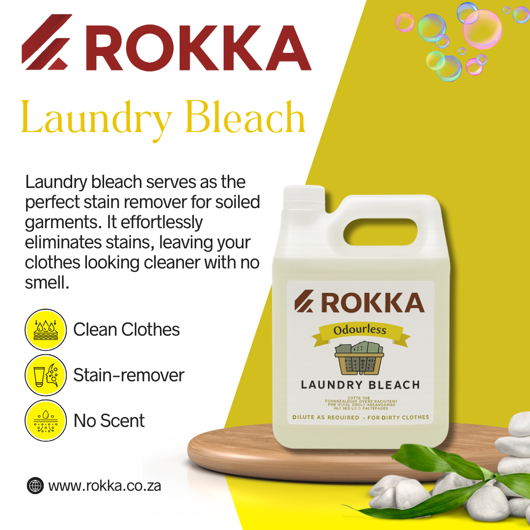 Rokka Unscented Laundry Bleach - 5lt
