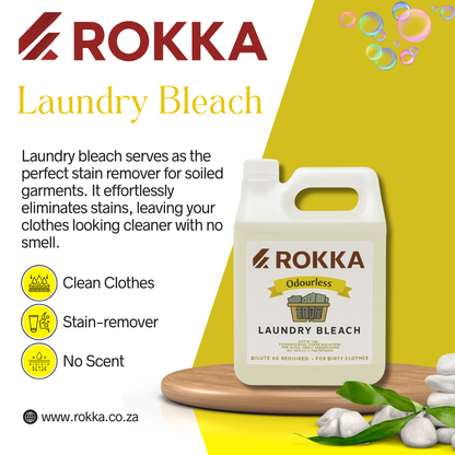 Rokka Unscented Laundry Bleach - 5lt